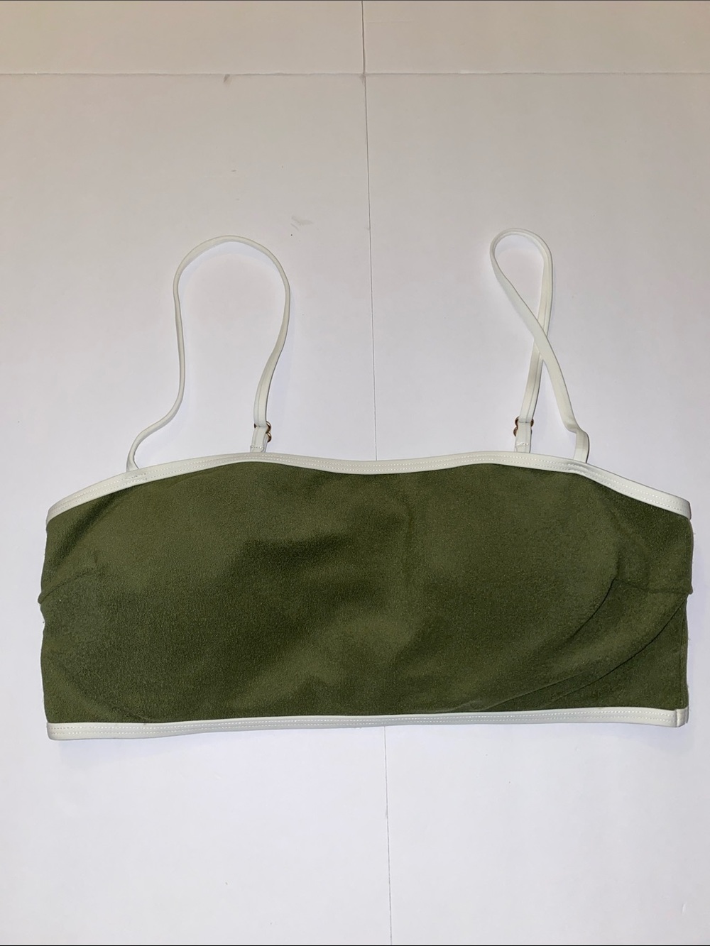 Rhythm Terry Bandeau Bikini Top